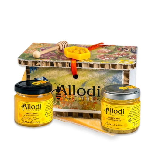Honey Gift Kit (2 jars, 110g each) » Fattoria Scalabrini