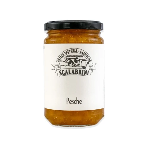 Peach Jam - Compote with Cane Sugar ? Fattoria Scalabrini