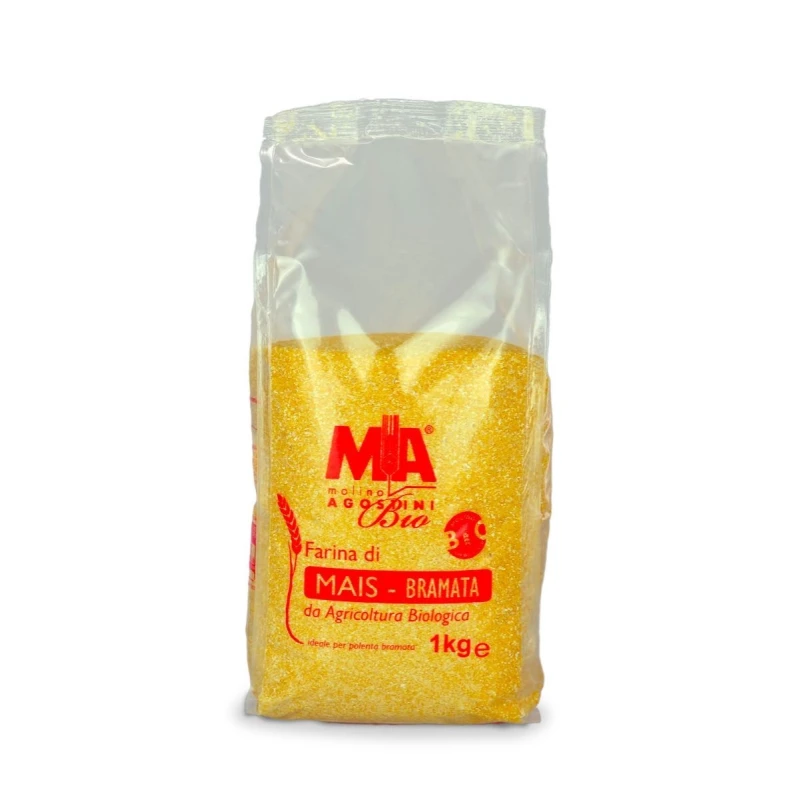 Organic Polenta Bramata Corn Flour for - 1 kg