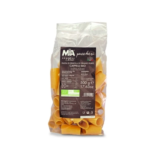 Paccheri Hartweizengrießnudeln, Sorte Cappelli, Fattoria Scalabrini